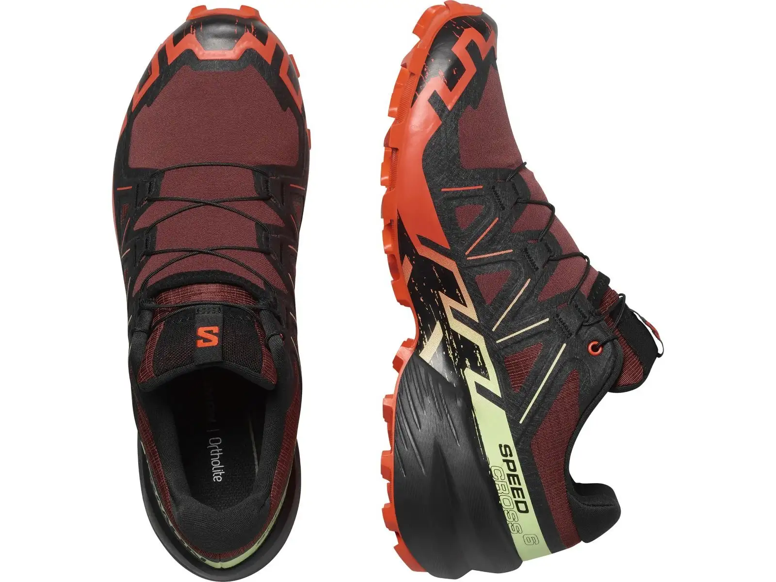 Salomon Speedcross 6 pánská běžecká obuv Rum Raisin/Cherry Tomato/Cognac