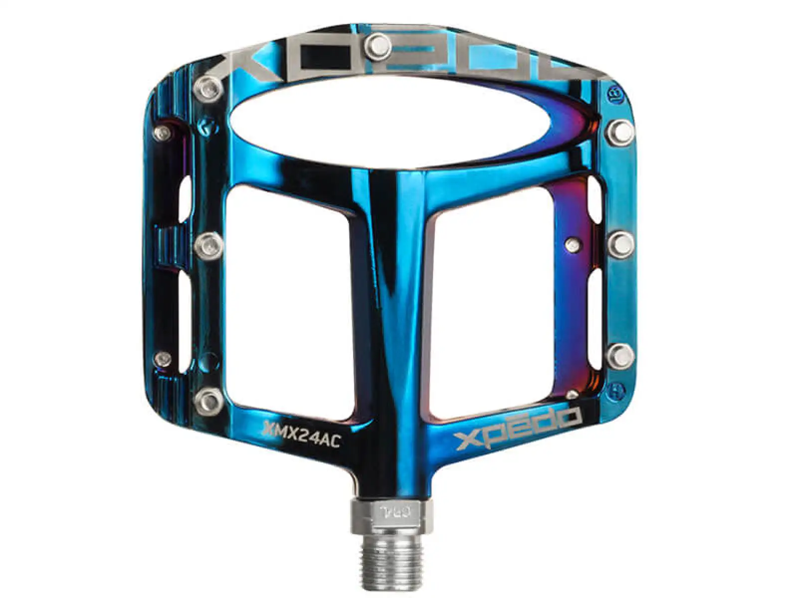 X-pedo Spry+ platformové pedály Blue Ray