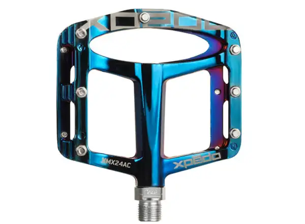 X-pedo Spry+ platformové pedály Blue Ray