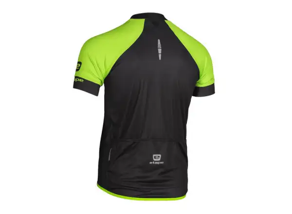 Etape DREAM pánský dres krátký rukáv černá/zelená