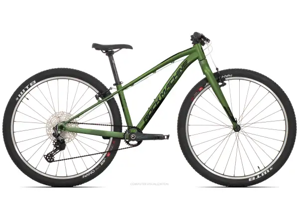Rock Machine Thunder 29" VB dětské kolo S Gloss Metallic Khaki/Pearl Black