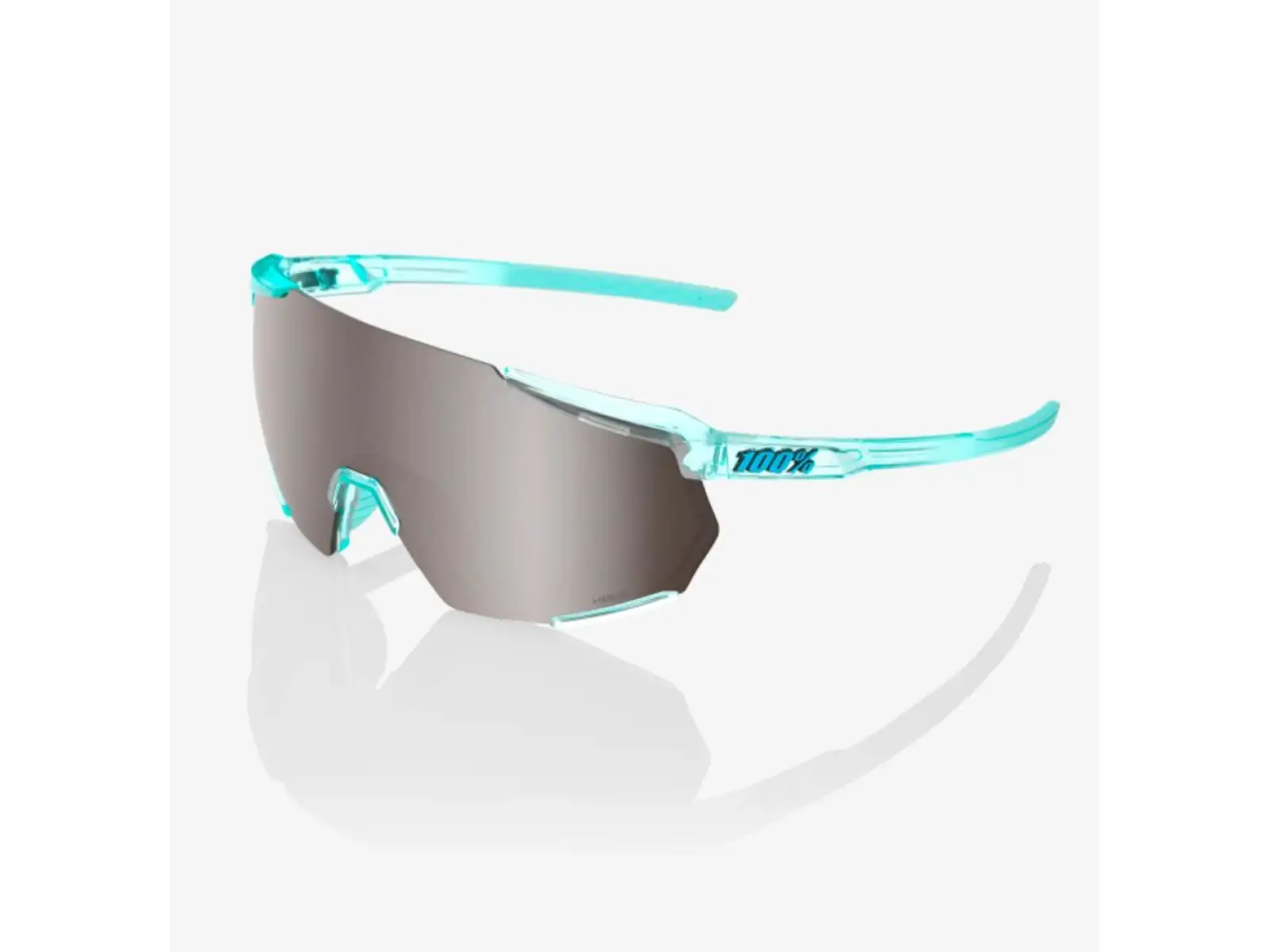 100% Racetrap 3.0 brýle Polished Translucent Mint/HiPER Silver Mirror Lens