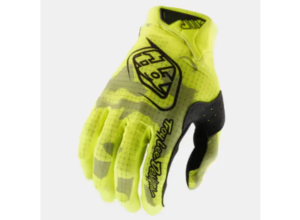 Troy Lee Designs Air Blotted dětské rukavice Flo Yellow
