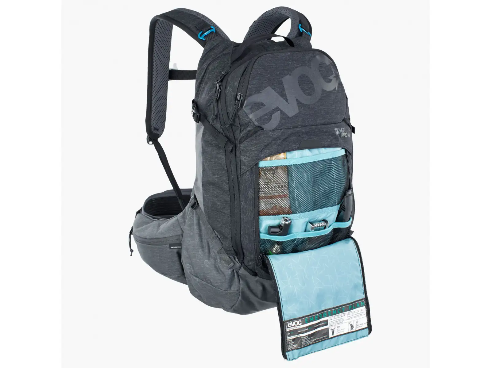 Evoc Trail Pro 26 batoh 26 l black/carbon grey S/M