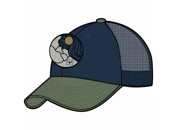 Viking Hat kšiltovka navy/olive