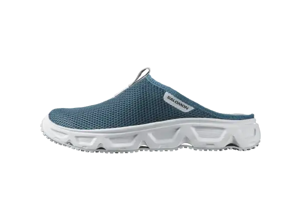 Salomon Reelax Slide 6.0 pánské pantofle Blue Ashes/White/Pearl blue