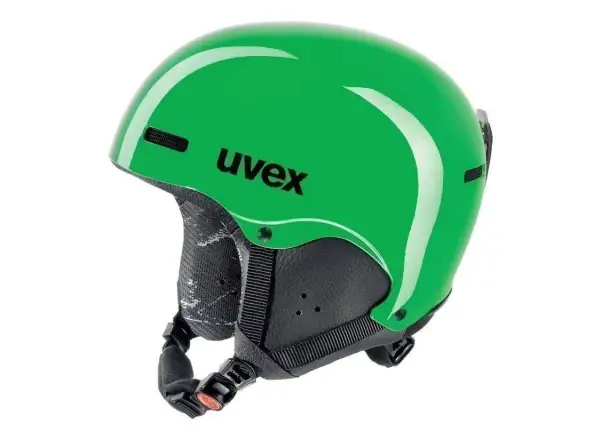Uvex HLMT 5 Junior dětská lyžařská helma green