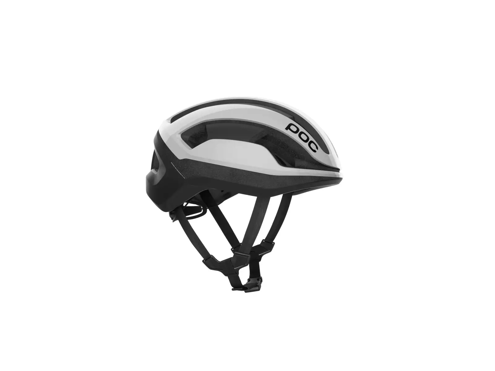 POC Omne Lite silniční přilba Hydrogen White/Uranium Black Matt