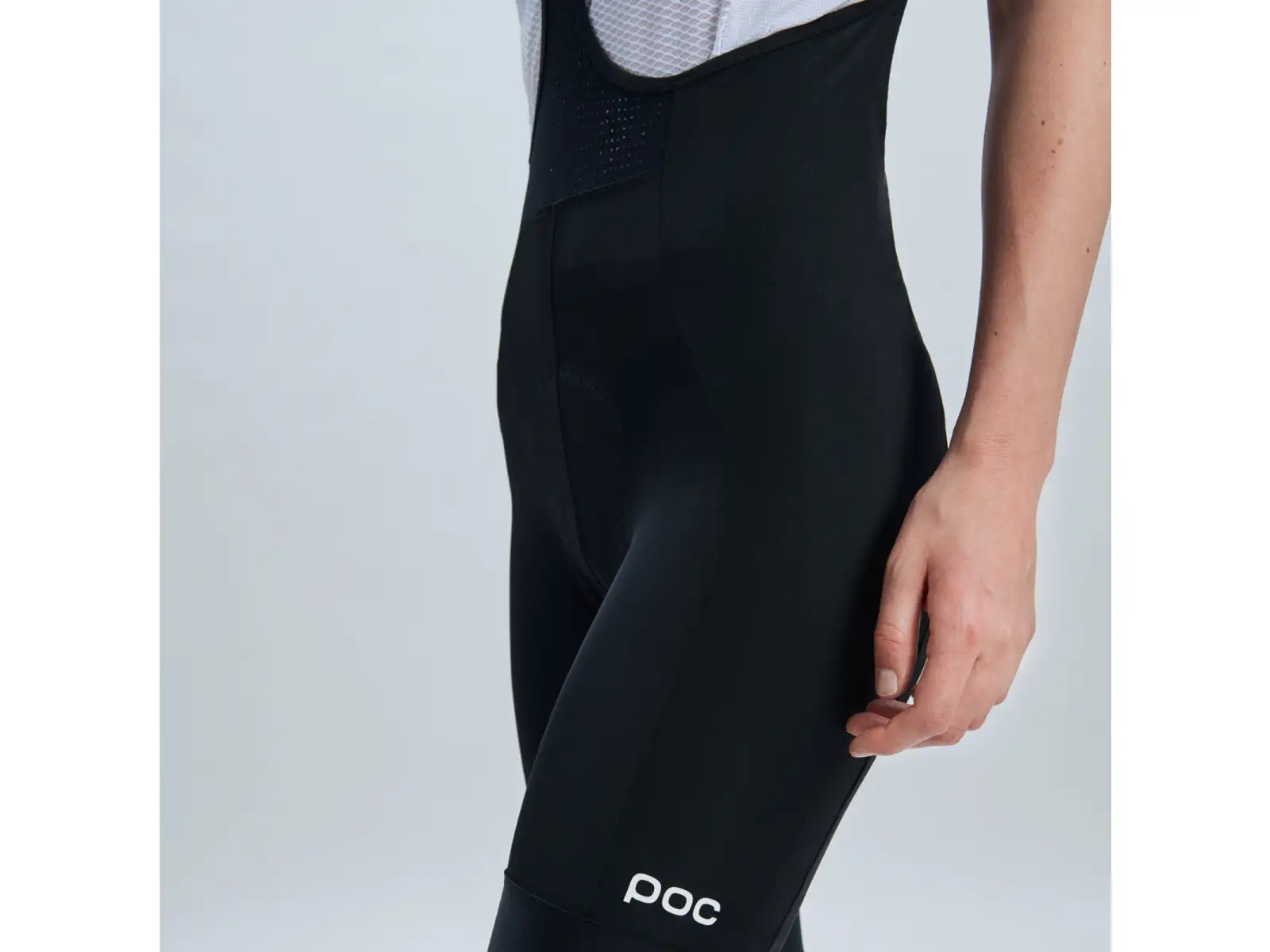 POC Cadence Bib dámské kraťasy s laclem a vložkou Uranium Black