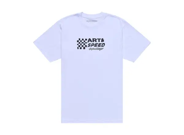 Troy Lee Designs Finish Line pánské triko krátký rukáv White