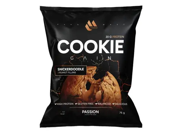 Passion MPower Cookie Gain 75g Snickerdoodle arašídová náplň