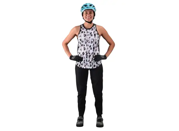 Troy Lee Designs Luxe dámský dres bez rukávu Wild Cat white
