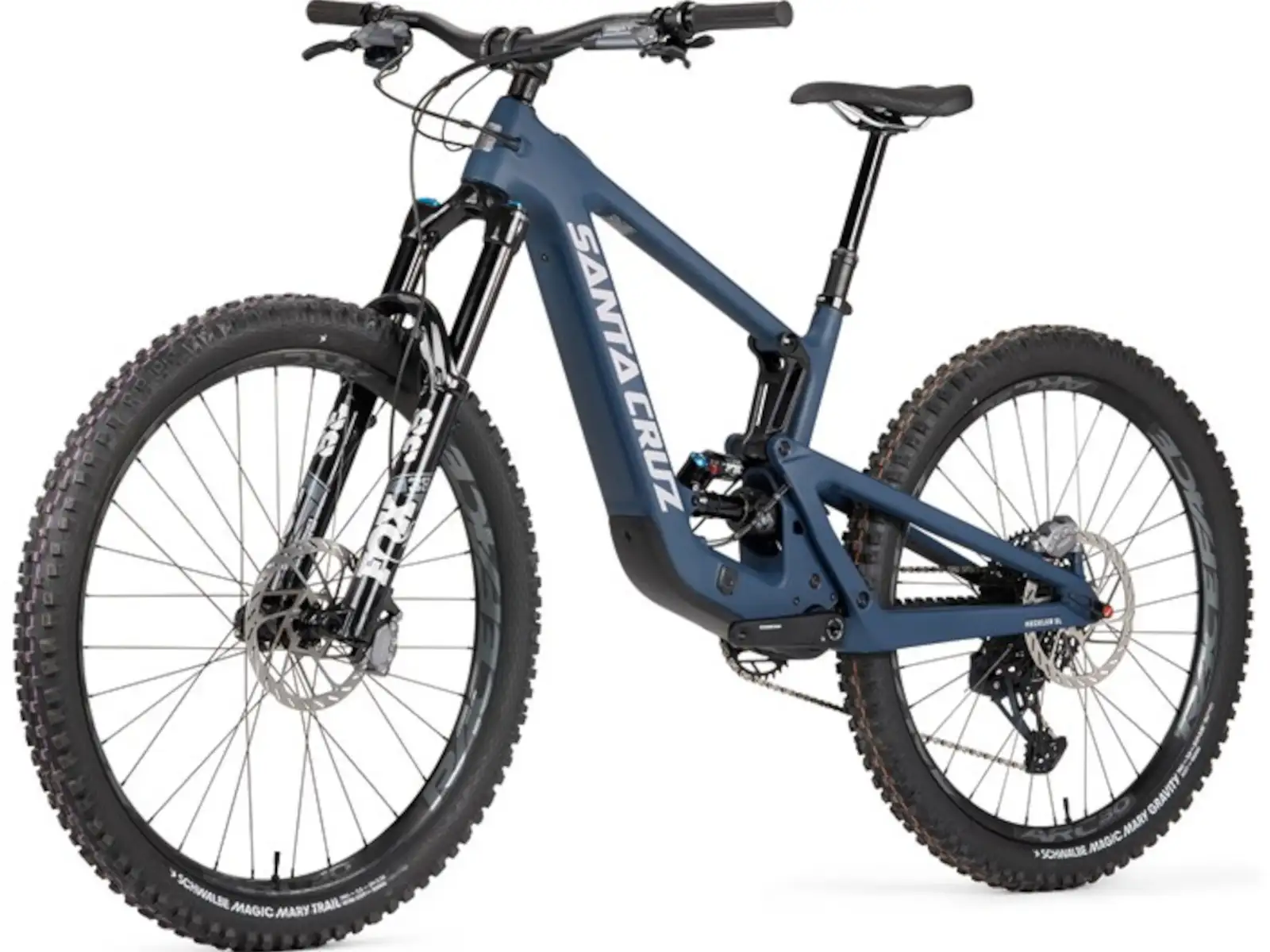Santa Cruz Heckler SL 1 C MX Stout celoodpružené elektrokolo Matte Dark Blue