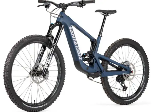 Santa Cruz Heckler SL 1 C MX Stout celoodpružené elektrokolo Matte Dark Blue