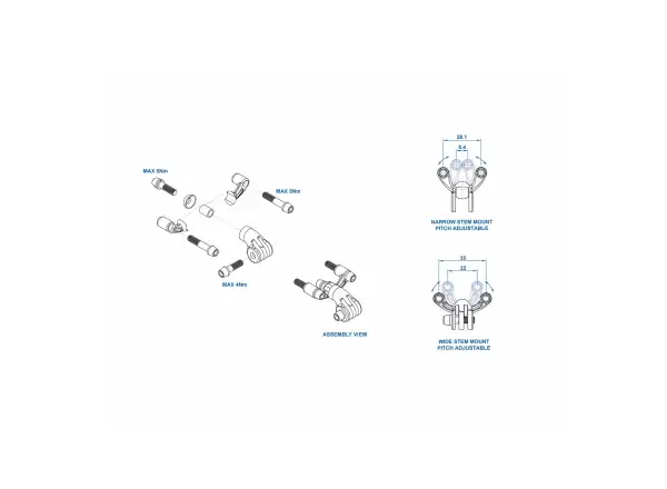 Ritchey Universal Stem Mount držák pro GoPro a Lollipop Wide 22-35