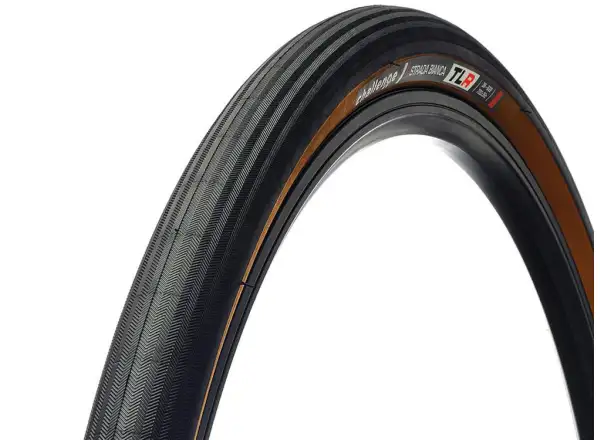 Challenge Strada Bianca TLR 28" silniční plášť kevlar Black/Tan