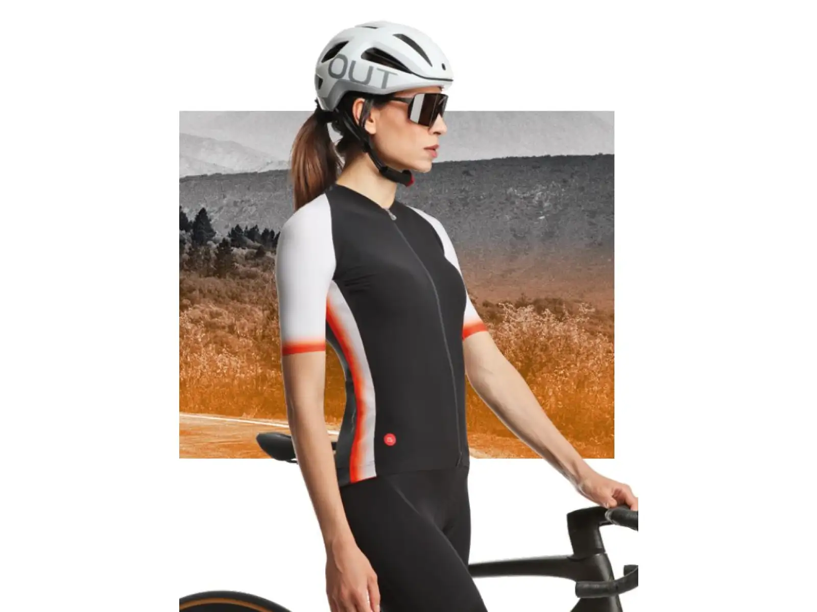 Dotout Backbone dámský dres krátký rukáv Black