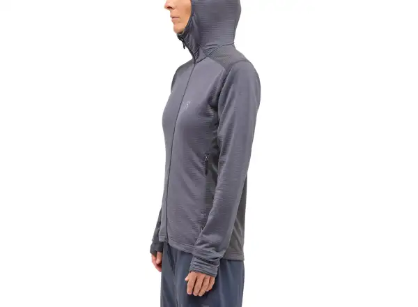 Haglöfs L.I.M Mid Multi Hood dámská mikina s kapucí tmavě šedá