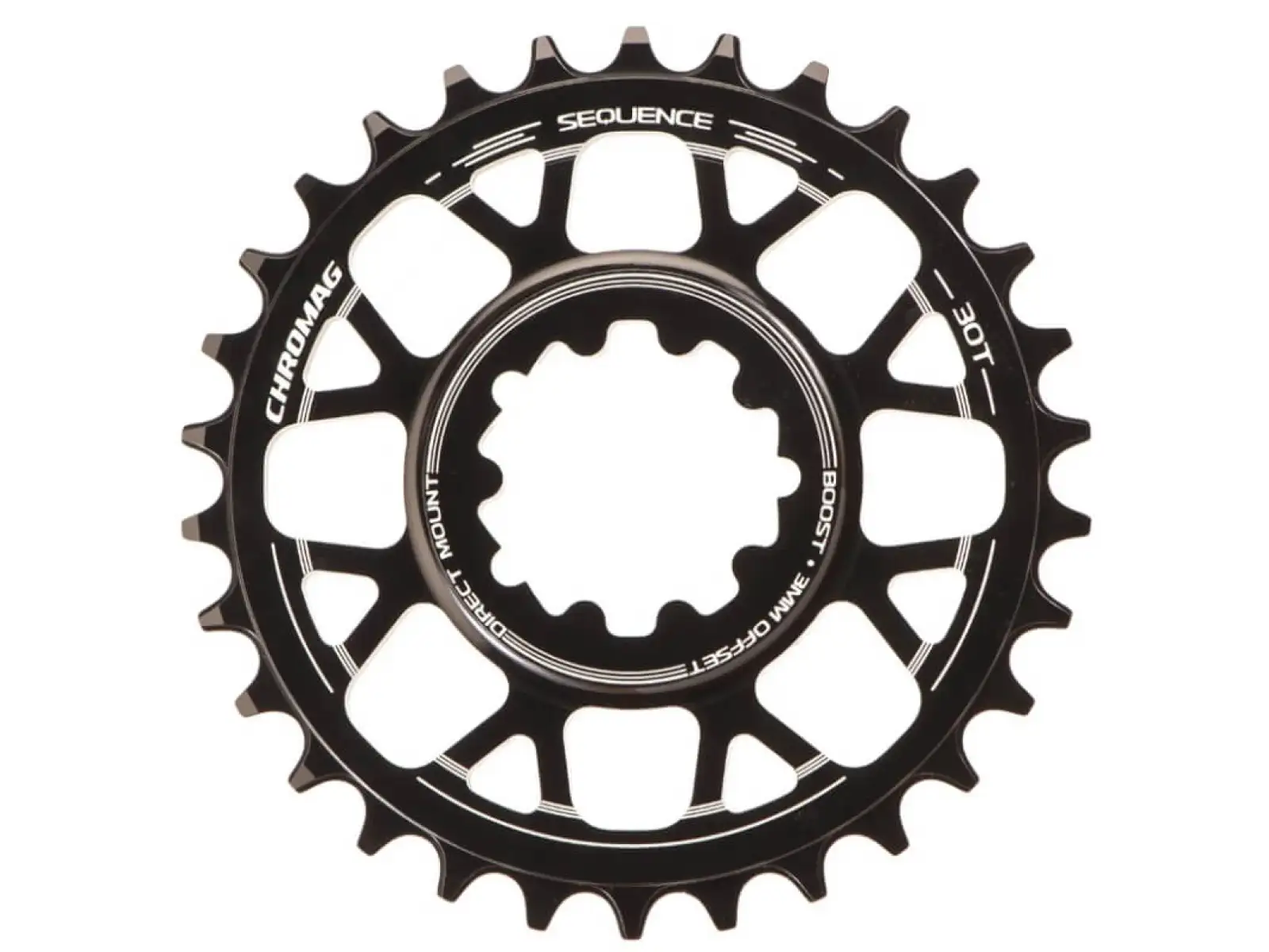 Chromag Sequence Sram převodník offset 3 mm boost 28 z. černá