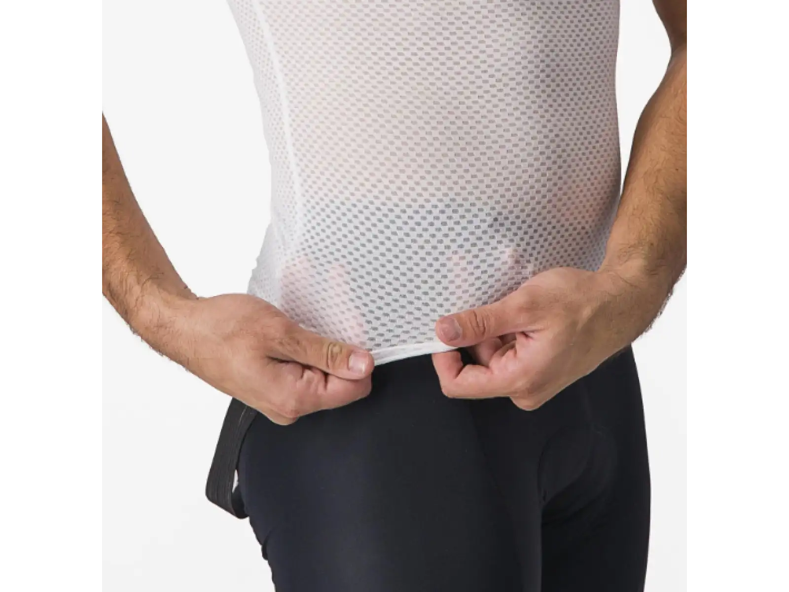 Castelli Pro Mesh 2.0 funkční triko krátký rukáv White