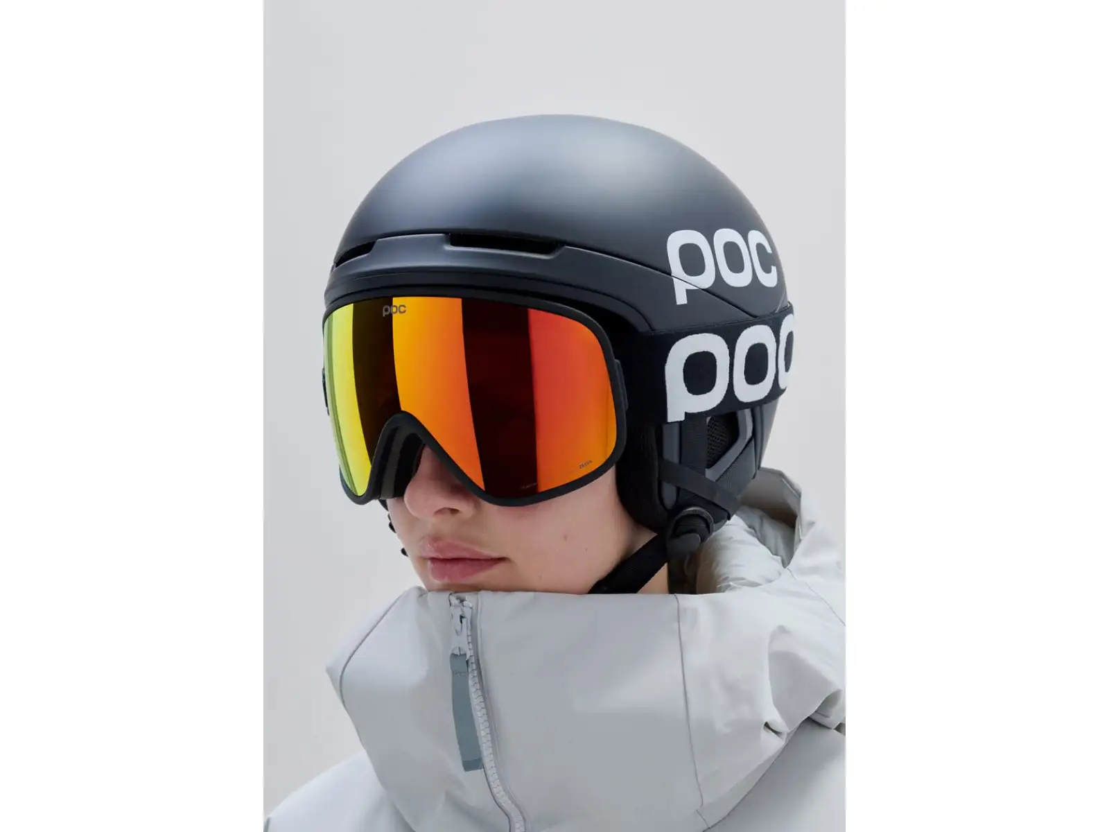 POC Obex Contour lyžařská přilba Uranium Black Matt