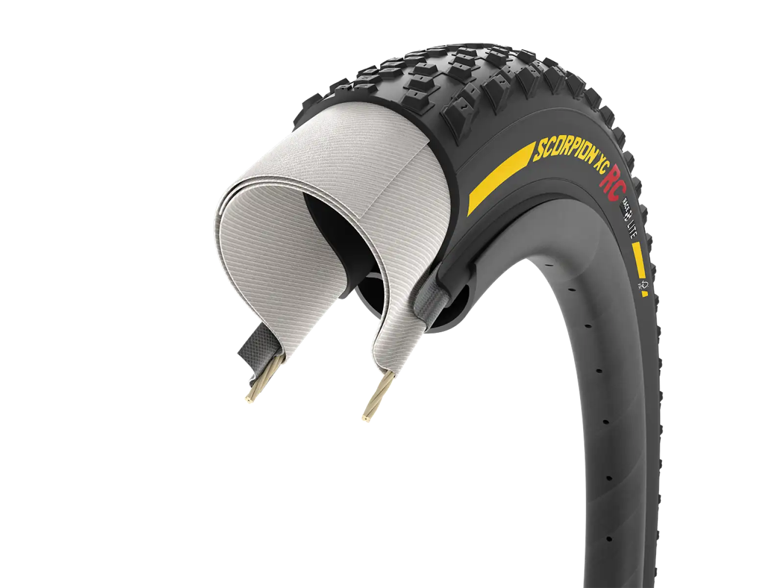 Pirelli Scorpion XC RC Team Edition Lite 29x2,4 plášť kevlar žlutý