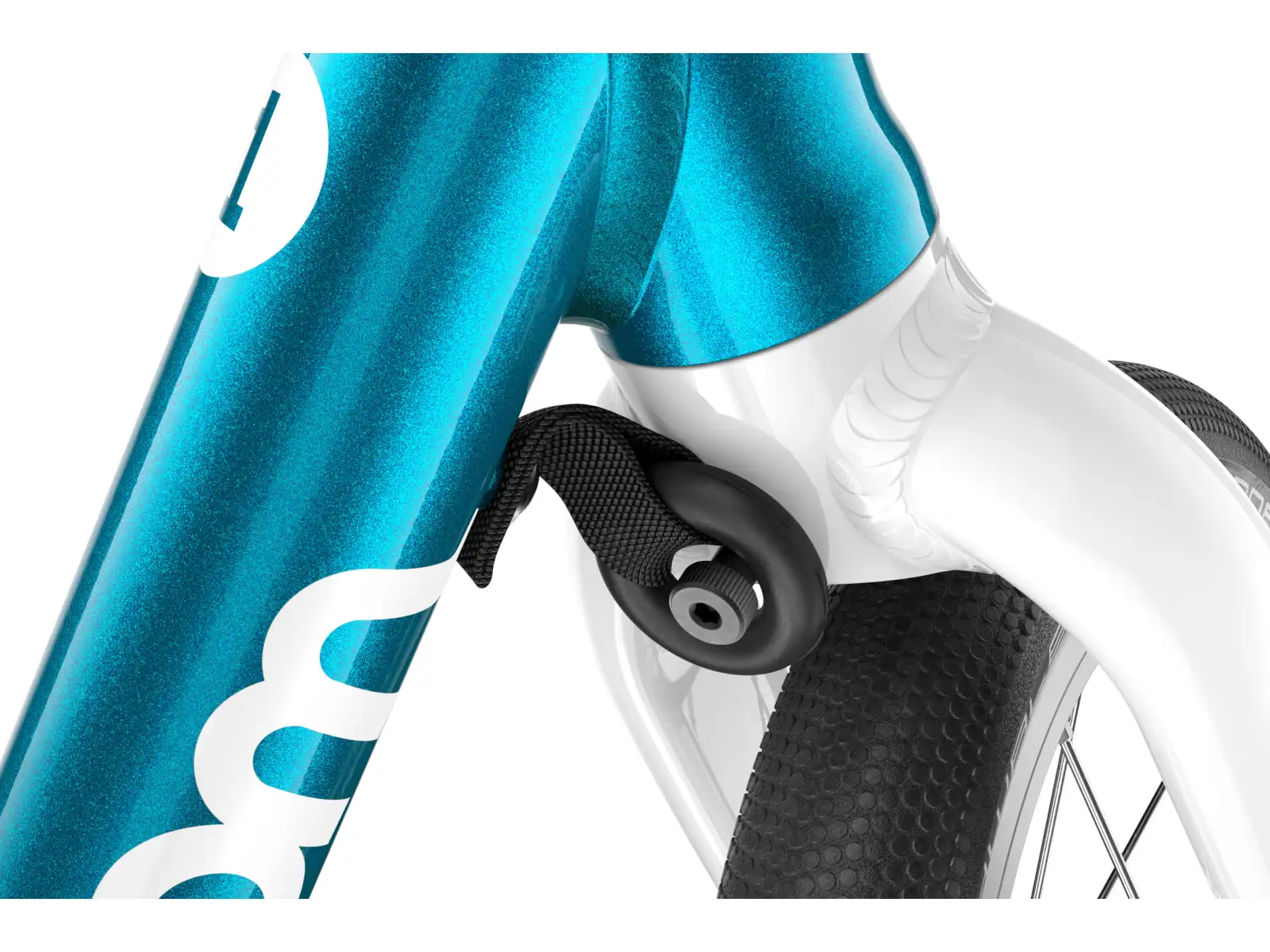 Woom GO 1 Metallic Blue 12 dětské odrážedlo
