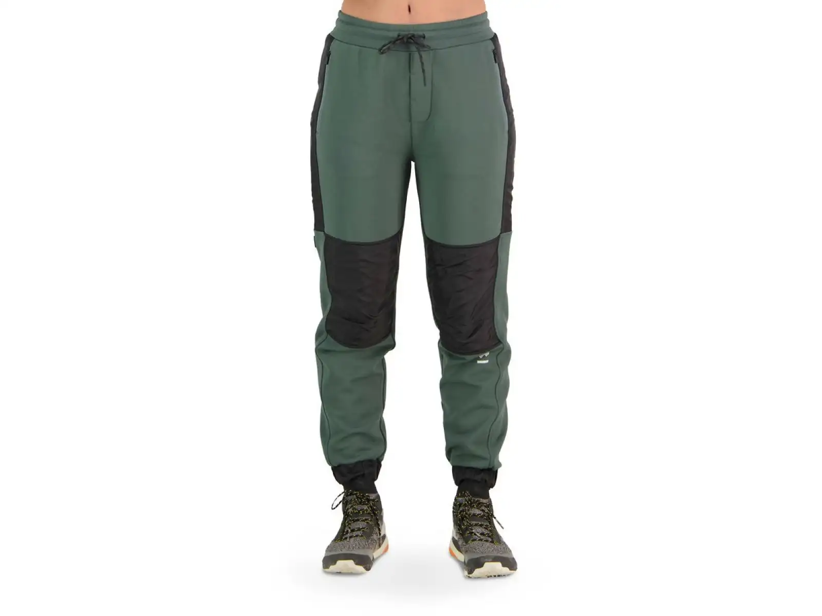 Mons Royale Decade Pants dámské kalhoty Burnt sage/černá