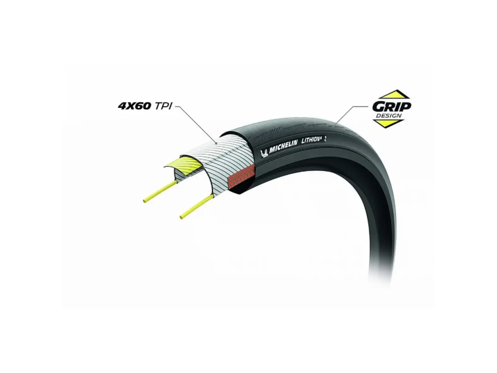 Michelin Lithion 4 Performance Line TS 28" silniční plášť kevlar černá