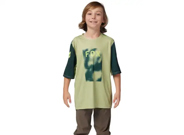 Fox Yth Ranger Tunt dětský dres krátký rukáv Pale Green
