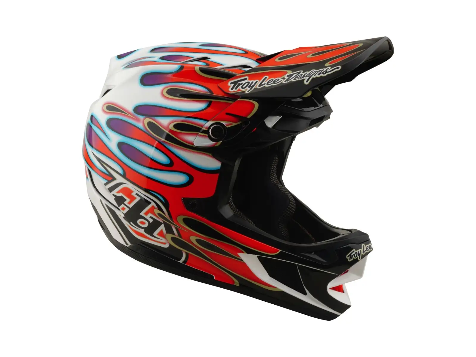 Troy Lee Desing D4 Composite Mips přilba White/Red