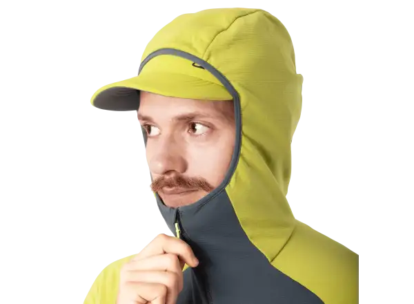 Dynafit Radical Polartec Hooded pánská bunda Golden Lime/0720
