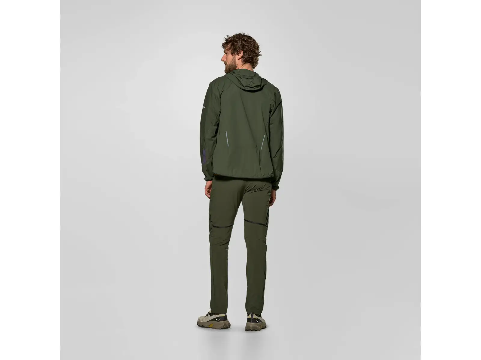 Salewa Pedroc Wind Light pánská mikina Dark Olive