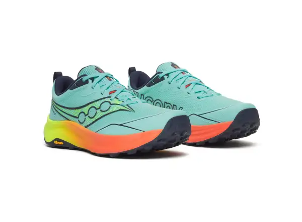 Saucony Peregrine 16 pánská běžecká obuv Splash/Citron