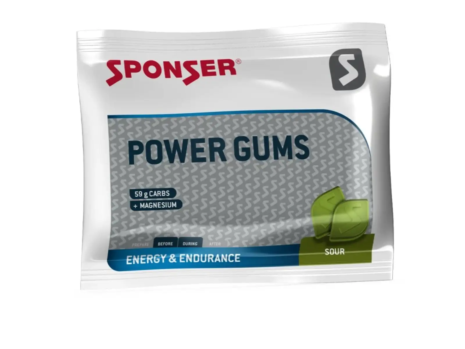Sponser Power Gums energy gumídci Sour 10 ks 75 g