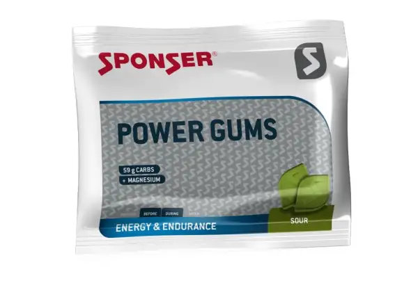 Sponser Power Gums energy gumídci Sour 10 ks 75 g
