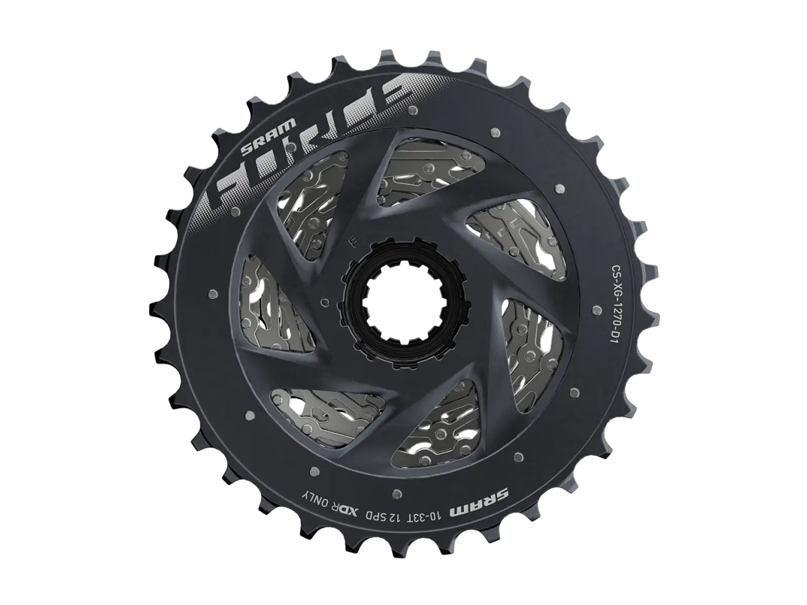 Sram CS XG-1270 D1 Silver 12sp. kazeta 10-33z.