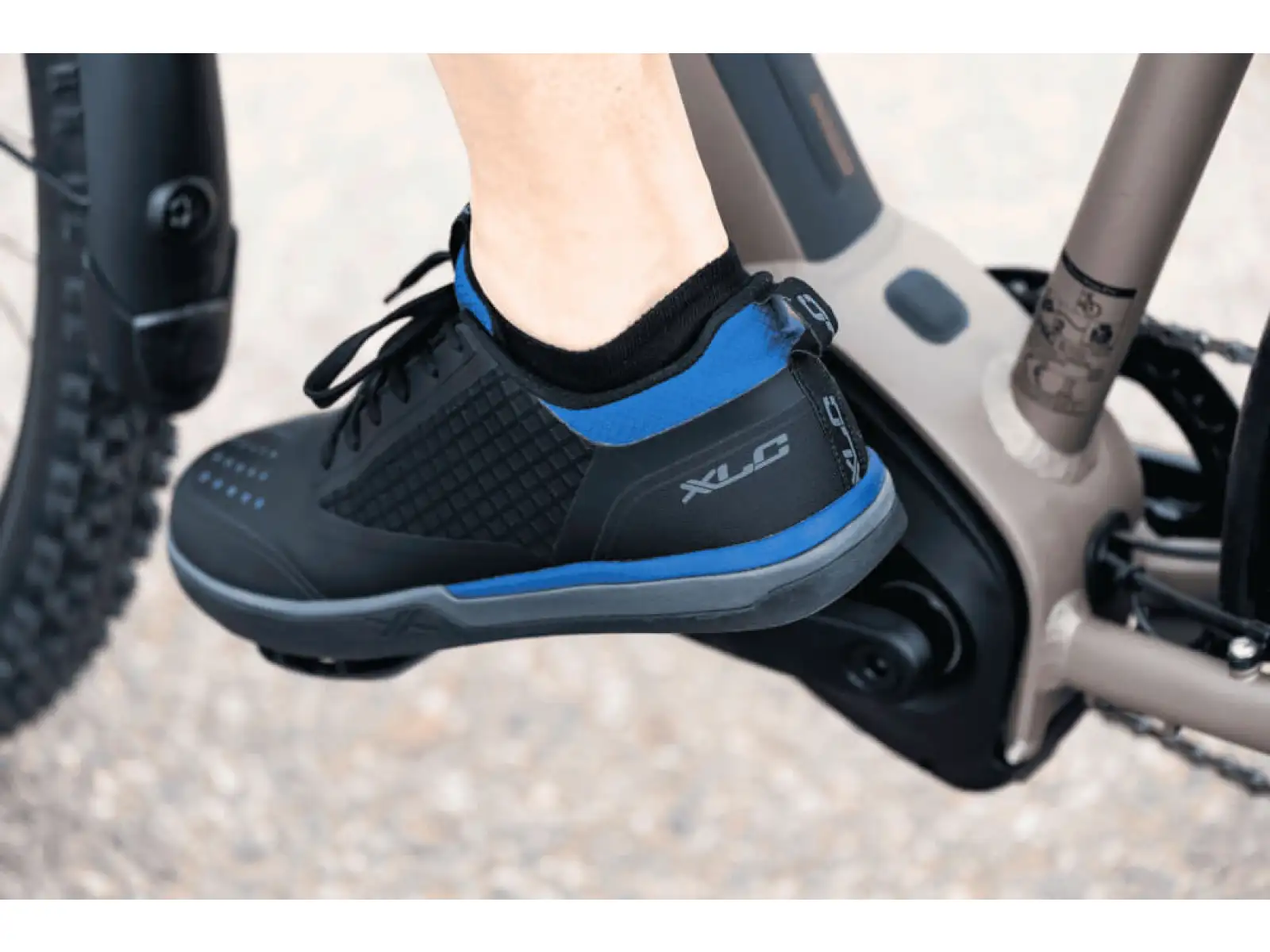 XLC CB-E01 E-MTB pánské boty černá/modrá