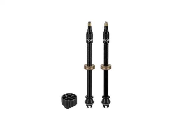 Topeak sada ventilků TURBOFLOW VALVE KIT 80mm