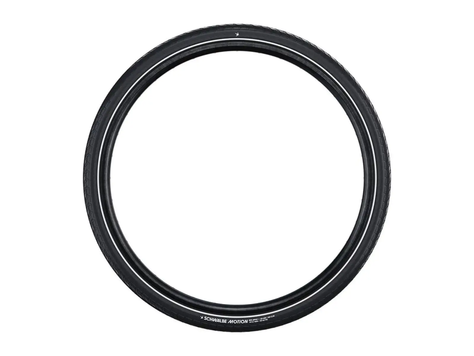Schwalbe 55-559 Motion Big Apple E-25 Draht, RaceGuard plášť Schwarz/Reflex