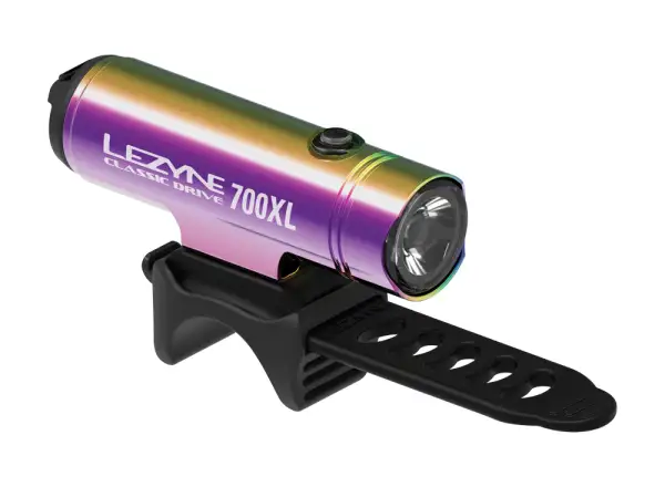 Lezyne Classic Drive 700XL přední světlo neo metallic