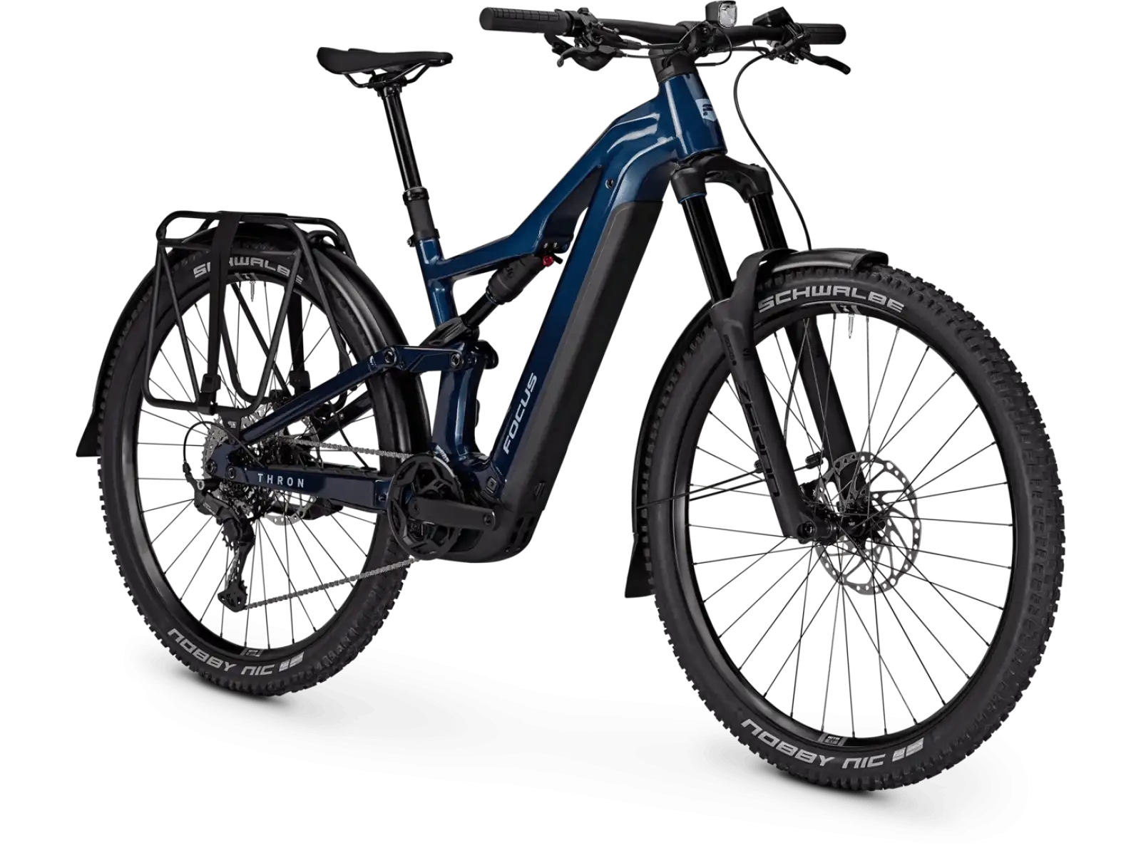 Focus THRON 7 EQP 800Wh celoodpružené elektrokolo Azurblue / Sydneyblue