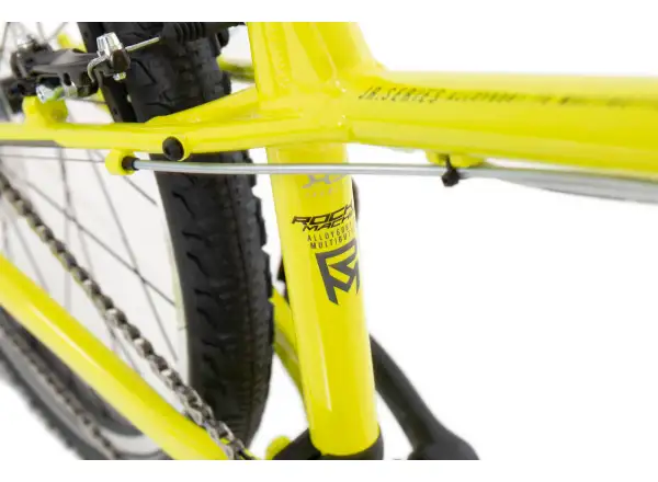 Rock Machine Thunder 24 Gloss Radioactive Yellow/Black/Dark Grey dětské kolo