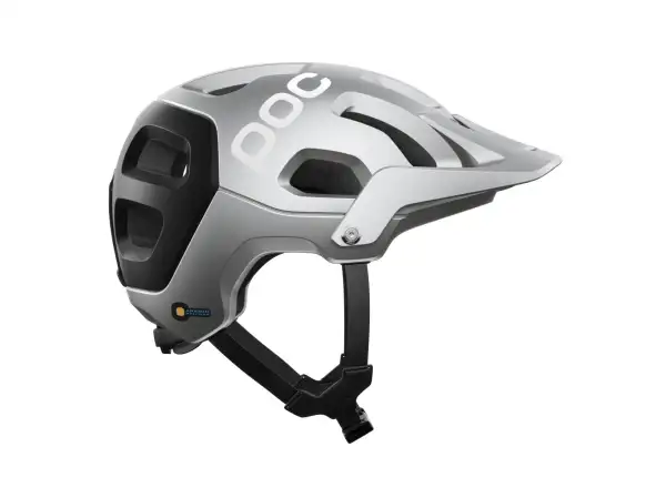 POC Tectal Race MIPS přilba Argentite Silver/Uranium Black Matt