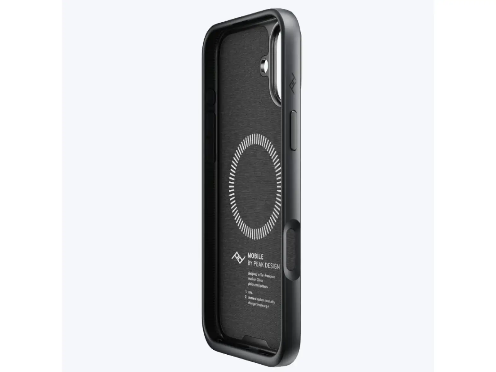 Peak Design Mobile Everyday Fabric Case iPhone 16 Plus obal na mobil Charcoal