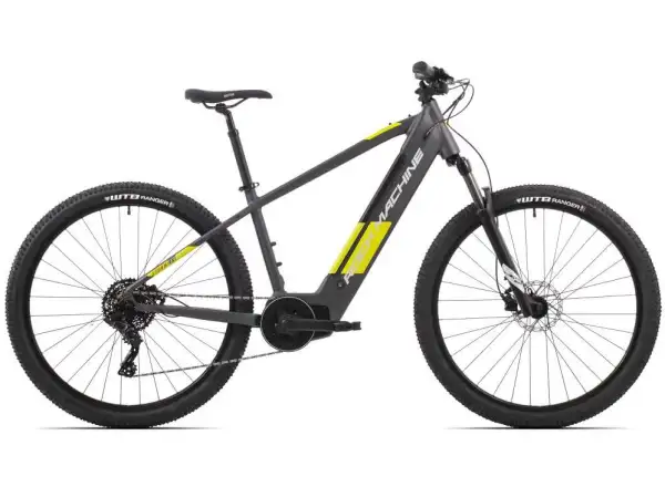 Rock Machine Storm INT e70-29 elektrokolo Matte Anthracite/Yellow/Silver
