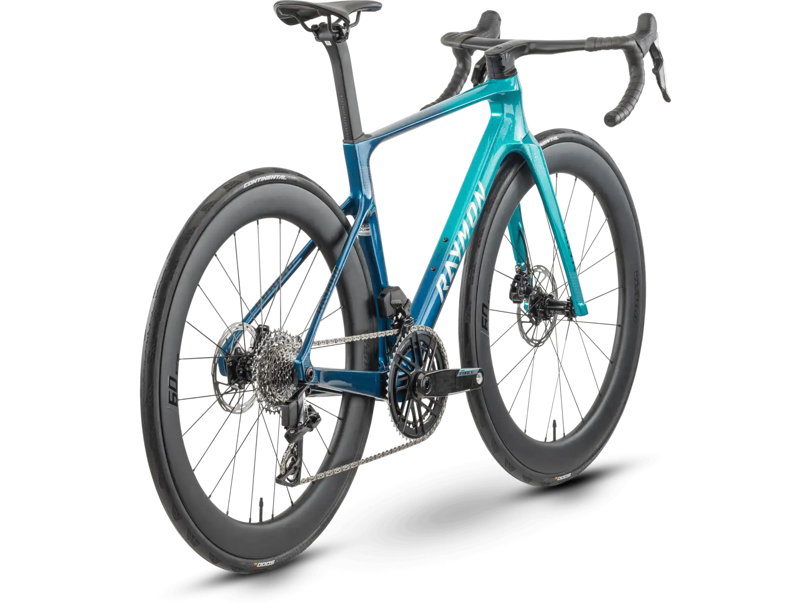 Raymon Arva Evo 24S Force E1 AXS silniční kolo ocean fade/chrome