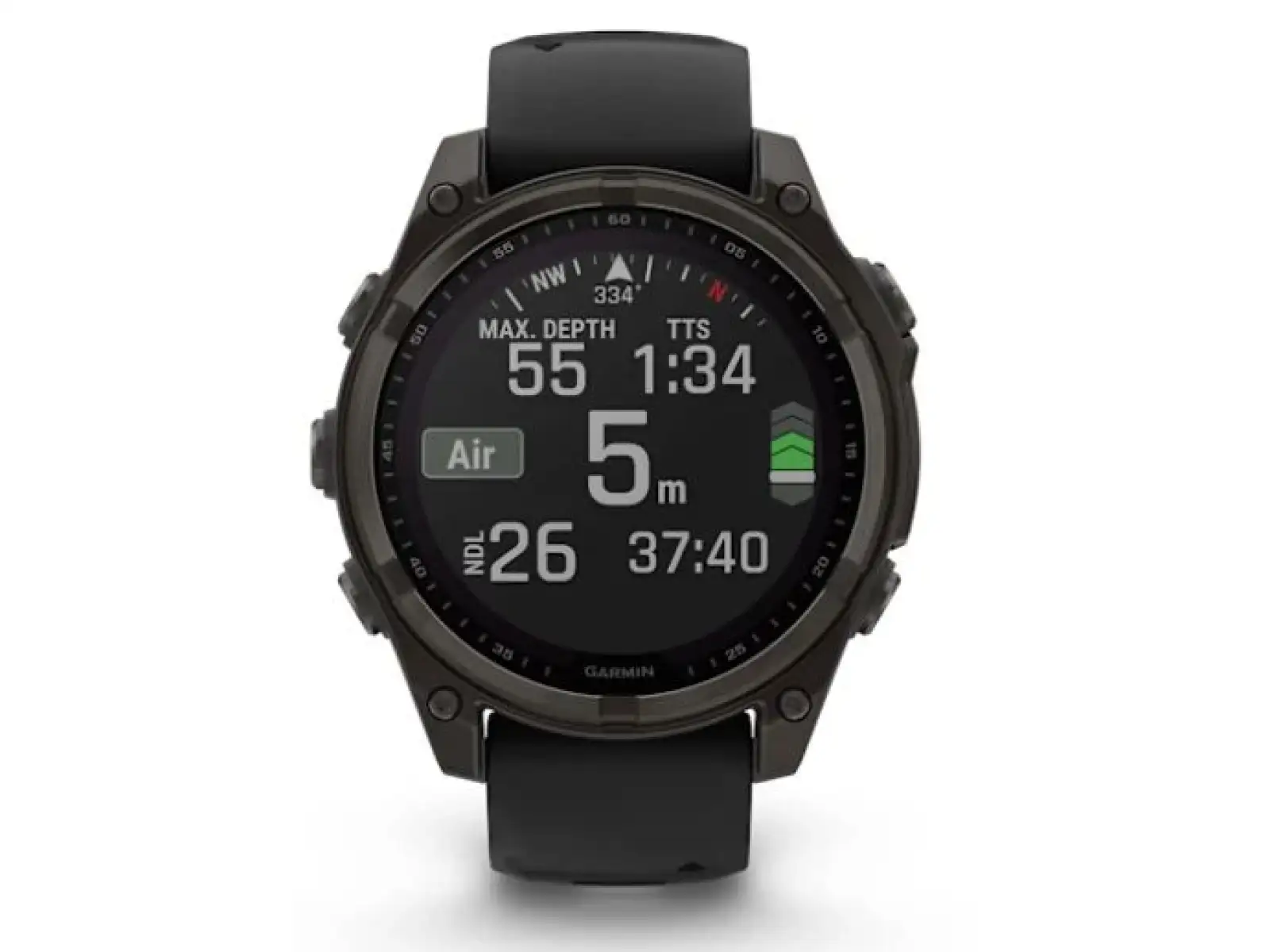 Garmin fenix 8 - 47 mm Solar Sapphire chytré hodinky Carbon Gray DLC Titanium Black/Gray