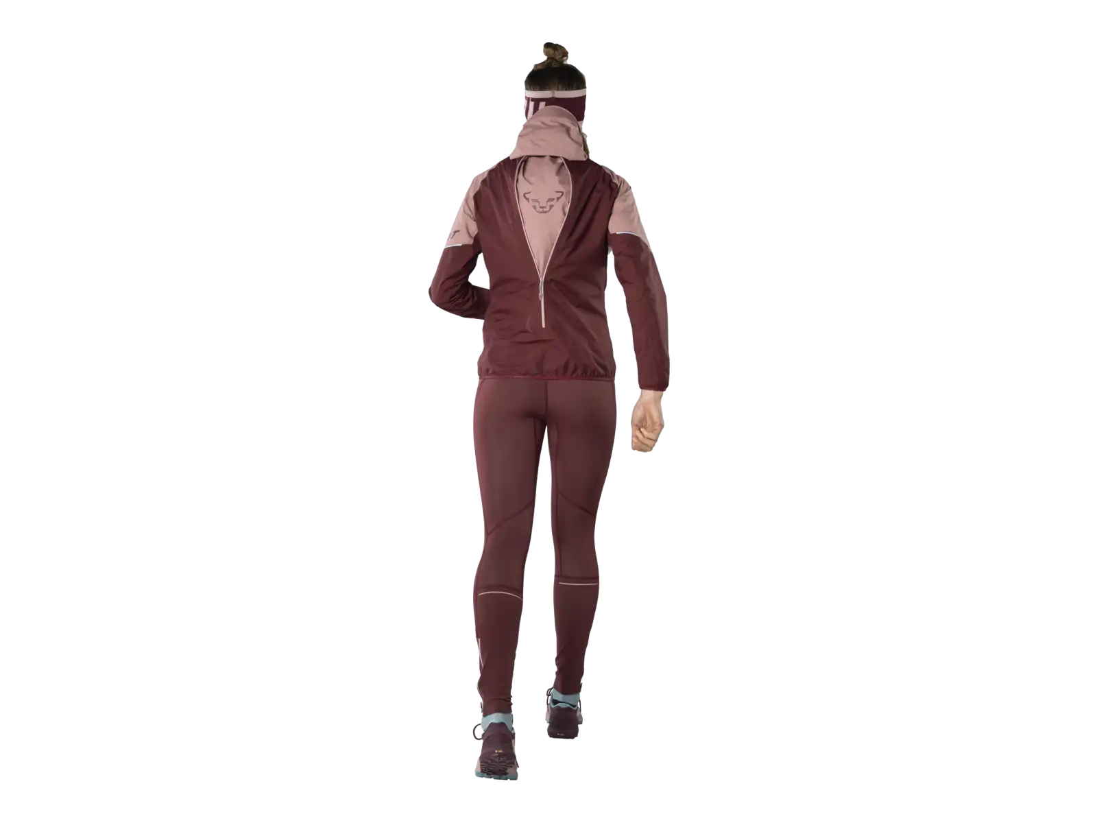 Dynafit Winter dámské běžecké legíny Burgundy