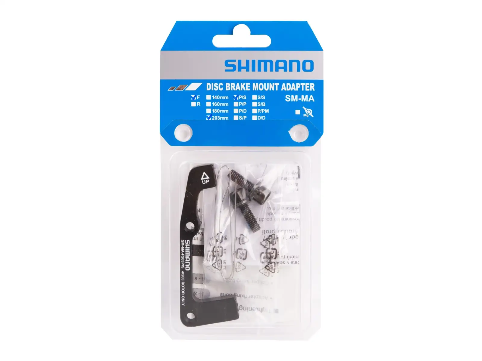 Shimano adaptér z IS na PM přední 203mm